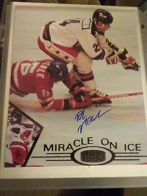 Rob McClanahan Auto Signed 8x10 Miracle On Ice USA Olympics W/COA • $25.99