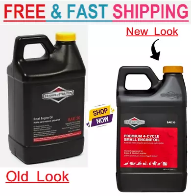 New Briggs & Stratton 4-Cycle 48 Oz Small Engine Oil SAE 30 .Best Price • $13.80