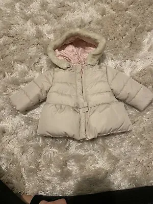 Baby Girl 0-1 Month Mayoral Reversable Coat. Excellent Condition Worn Twice  • £20