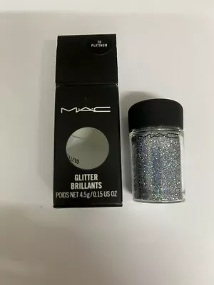 £1.50 • Buy Mac Glitter Brilliants  ~ Eye Shadow ~ Platinum~4.5 Grams~ Authentic~ Boxed