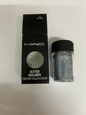 Mac Glitter Brilliants  ~ Eye Shadow ~ Platinum~4.5 Grams~ Authentic~ Boxed • £4