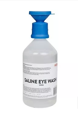 MEDIQ EWS500-EYEWASH SALINE SOLUTION 500ML Eye Wash • $23