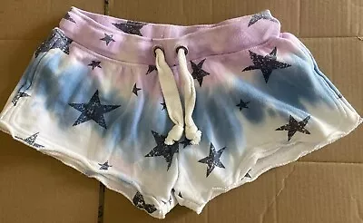 Vintage Havana Womens Size S Purple & Blue Ombré & Stars Shorts 🆓📦 • $12.99