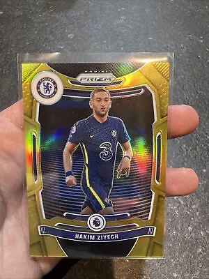 2021-22 Panini Prizm EPL Gold Prizm Hakim Ziyech 07/10 Chelsea • $0.99