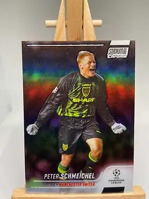 £11.25 • Buy Peter Schmeichel  Refractor  TOPPS Stadium Club Chrome Champions League 2021-22