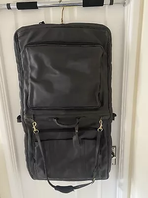 £60 • Buy Aviator Leather Hanging Suit Garment Carrier Travel Bag Case