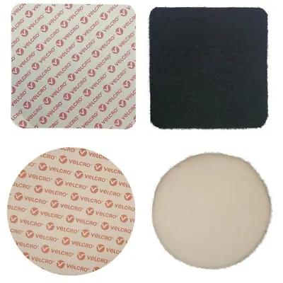 VELCRO® Self Adhesive Sticky Pads Discs Hook & Loop Size 110mm 120mm 140mm 145mm • £3.49
