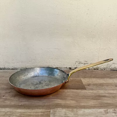 Made In France Paris French Pan Copper Cookware 10 1/4  VILLEDIEU 2407233 • $189