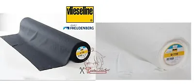 £4 • Buy Vilene G770 WOVEN Stretch Bi-elastic Fabric Interfacing Fusible Black White 75cm