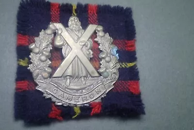 Cap Badge. Cameron Highlanders  • £10