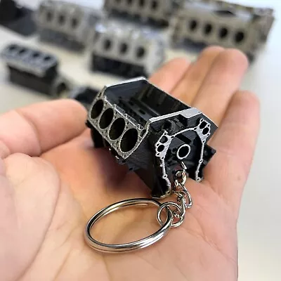 $19.99 • Buy Big Block 440 Engine Keychain - Model V8 Engine Keyring