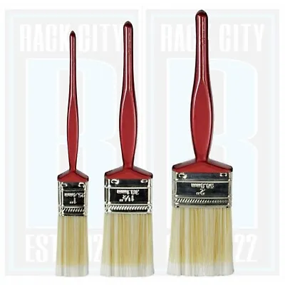 Durable Fine Paint Brush Pack Of 1/2/3 Set Painting Decorating Advanced Bristles • £2.79