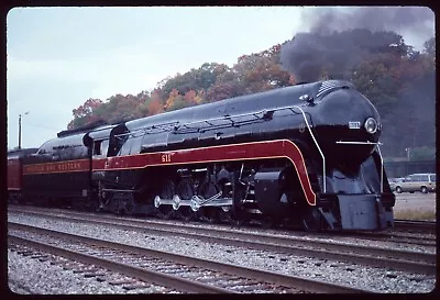 Original Rail Slide - NW Norfolk & Western 611 Asheville NC 10-22-1994 • $4.97