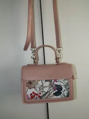 Pink David Jones Botanical Print Panel Shoulder/cross Body/handbag  Brand • £18.99