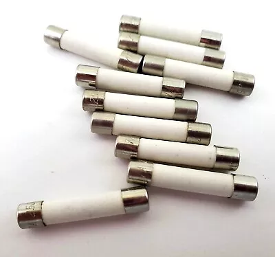 Lot Of 10 Littelfuse 3AB7A Ceramic Fuses 7 Amp 250 Volt  Fast Acting 1/4 X 1-1/4 • $10.99