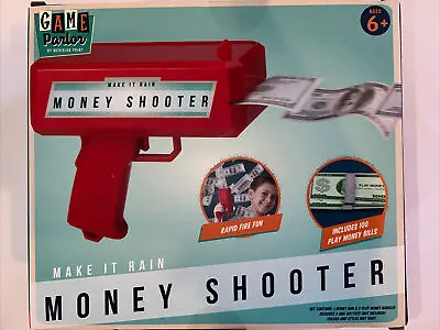 1 Money Shooter Make It Rain Machine Party Gun Shoots Out Dollar Bills Cash Toy • $18.99