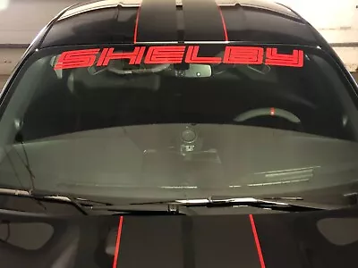 Shelby Mustang Cobra Windshield Banner Vinyl Decal Sticker 40  GT350 GT500 • $19.95