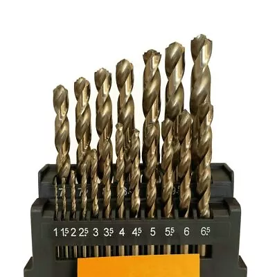 1-10mm HSS Cobalt Jobber Twist Drill Bit Set For Stainless Steel Hard Metal 19Pc • £216.99