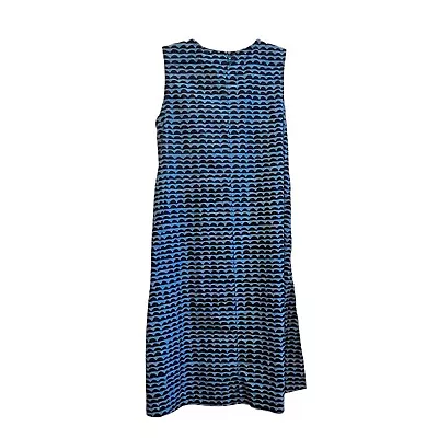 Marimekko X Uniqlo Women’s Blue Print Sleeveless Dress XS Extra Small Cotton • $35