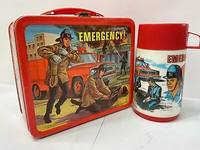Vintage Emergency! Lunchbox And Thermos • $94