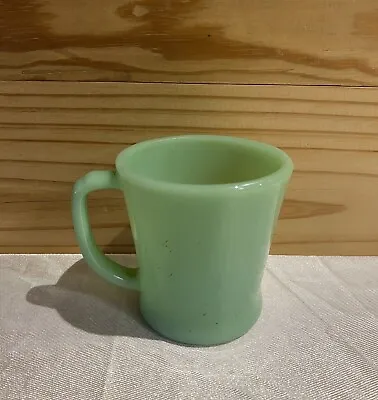 Vintage Fire King Jadeite Restaurant Ware Coffee Mug Cup D Handle Green • $16