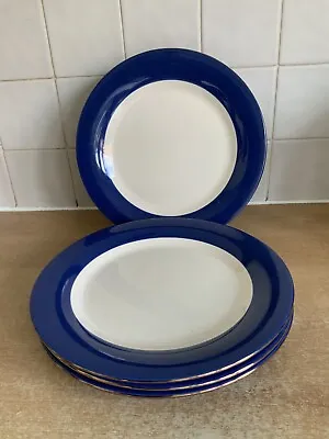 Hornsea Regency Blue - 4 X 26 Cm Dinner Plates • £20