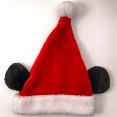 Mickey Mouse Ear Santa Claus Christmas Stocking Cap • $22.15