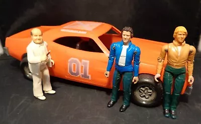 Vintage 1980 Mego Dukes Of Hazzard General Lee W/ Boss Bo & Luke! Warner Bros.! • $100