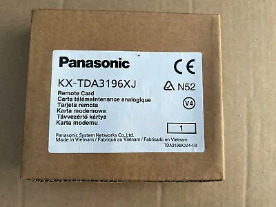 £40.11 • Buy PANASONIC KX-TDA3196 / KX-TDA3196XJ Remote Card For KX-TDA30 *New*