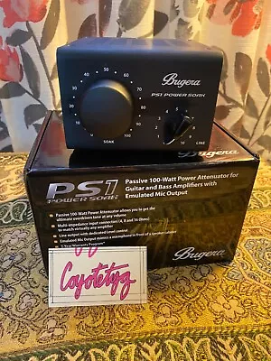 Bugera PS1 100 Watt Power Soak Attenuator For Vintage Guitar Or Bass Amp • $56