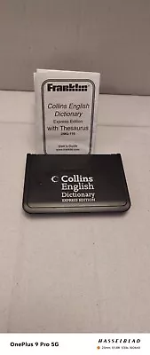 Franklin Collins Electronic Pocket English Dictionary - Express Edition DMQ-119 • £20