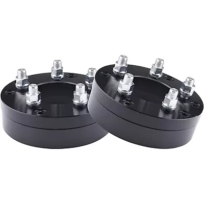 2PC 6x5.5 To 5x4.5 Wheel Adapters 2  Inch Thick 6x139.7 To 5x114.3 14x1.5 Lug • $69.99