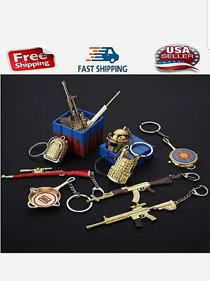  Keychain Keyring Military Weapon Gun Model Pendant Model Key Ring Alloy • $7.99