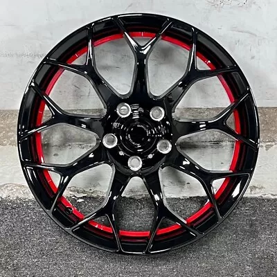 17  IPW 030 GLOSS BLACK W/ RED INSERT WHEELS RIMS FITS VELOSTER XF300 XG350 • $699