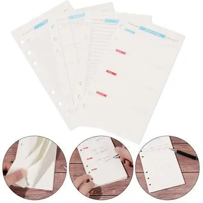 Notebook Agenda Pocketbook Loose-leaf Refill Notebook Inner Core Refillable A6 • $10.52