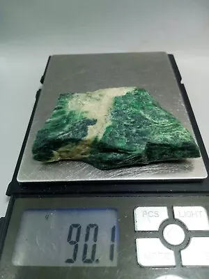 90grams Burmese Mawsitsit Jade Rough Cut 100%Authentic Natural Mawsitsit Slab • $13.50