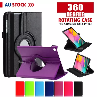 For Samsung Galaxy Tab A8 A9 Plus A 10.1  2019 Rotate Leather Stand Case Cover • $11.99