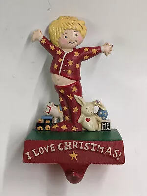 Midwest Of Cannon Falls Mary Engelbreit I LOVE CHRISTMAS Stocking Holder • $18.95