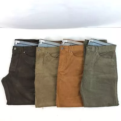 Peter Millar Soft Corduroy 5 Pocket Pants In Various Colors - Men's 34 Lot Of 4 • $179.98