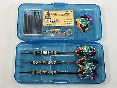 Vintage Dart Set Viper Wizard Soft Tip Chrome New Old Stock • $20