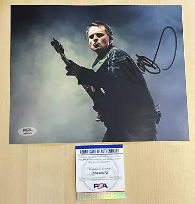 MATT BELLAMY HAND SIGNED 8x10 PHOTO AUTOGRAPHED MUSE BAND LEAD SINGER PSA COA • $297.49