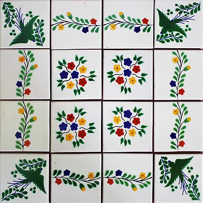 TalaMex Ventillas Mexican Tile Set Backsplash Mural • $45.99