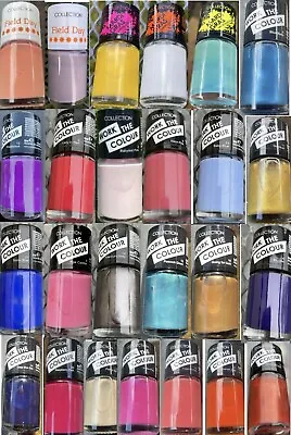 Collection Work The Colour/ Field Day/ Mardi Gras 8ml Nail Polish Choose Shade • £17.99