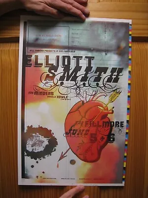 Elliott Smith Poster AP The Minders Danielle Howle June 5 6 Fillmore  • $200