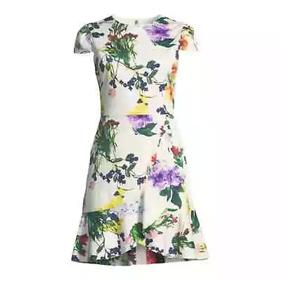 NWT Alice And Olivia Kirby Wildflower Ruffle Floral Dress New With Tags 6 • $99