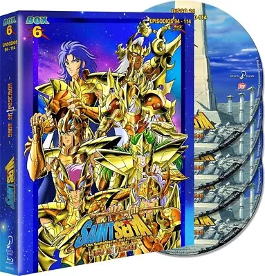 Los Caballeros Del Zodiaco: Todos Los 114 Capitulos En Español 7 Discos Blu-Ray • $69.99