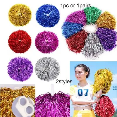 Decorator Cheerleader Pompoms Club Sport Supplies Cheerleading Cheering Ball • £2.58