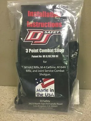 DJ Safety Military 3 Point Combat Sling - New - GI Issue • $19.95