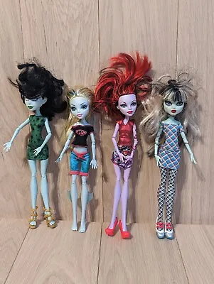 Monster High  Doll  Set Of 4 Operetta Scarah Frankie Lagoona.  • $70