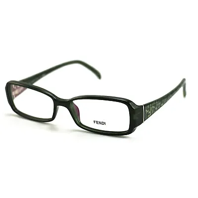 Fendi Women's Eyeglasses FF 936 317 Green Frame Glasses 52 15 135 Rectangle • $29.95